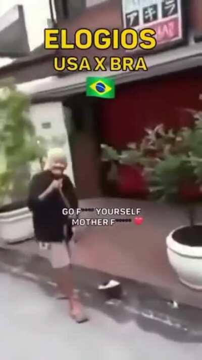 O brasileiro é puro amor. 💚💛💚💛