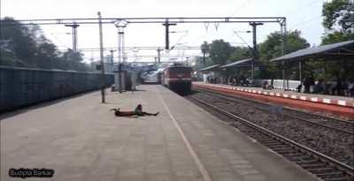 When you only look infront and have immense focus on your destination 