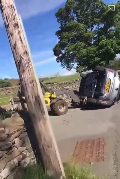 Don’t park on this Englishman’s farm!