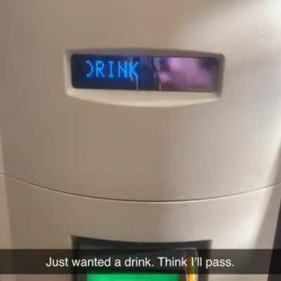 I hope you have enough money with you