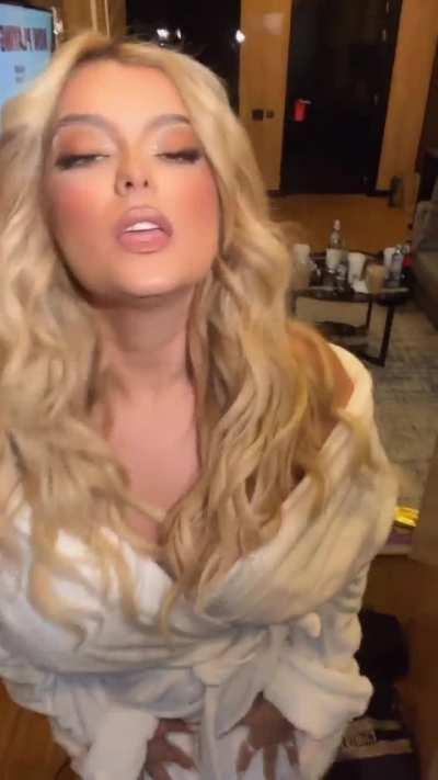 Instagram Video in a Robe (August 2023)