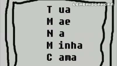 Não é original, mas ri para baralho. Hihihi