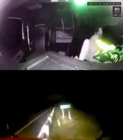 Not paying attention while driving a BUS