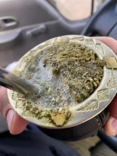 My mate in my truck’s cabinet