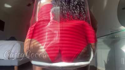 BBW Farts in a Glass Chair