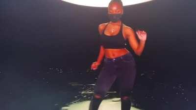 Rehearsing for the Savage X Fenty Show Vol. 2