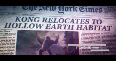 Godzilla x Kong: The New Empire - full HD opening credits scene!