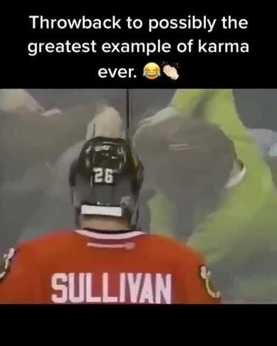 HAHA! Karma is crazy sometimes!