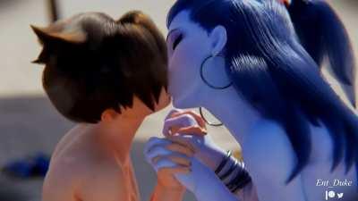 Widowmaker & Tracer creampied (Ent_duke) [Overwatch]