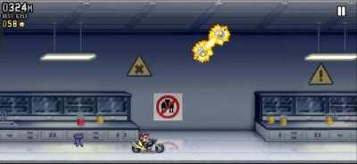 Jetpack Joyride drive-by shooting