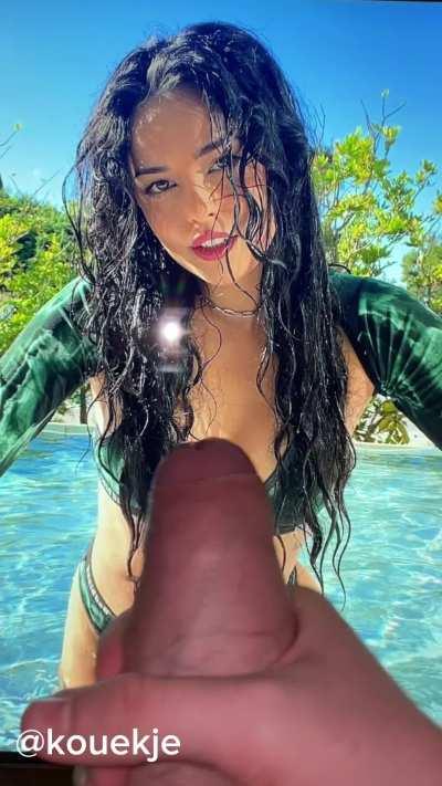 Valkyrae cum tribute (full video and all my other tribute are on my telegram Chanel link on my profile)