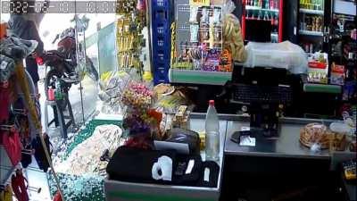 shop owner not scared of the desert eagle