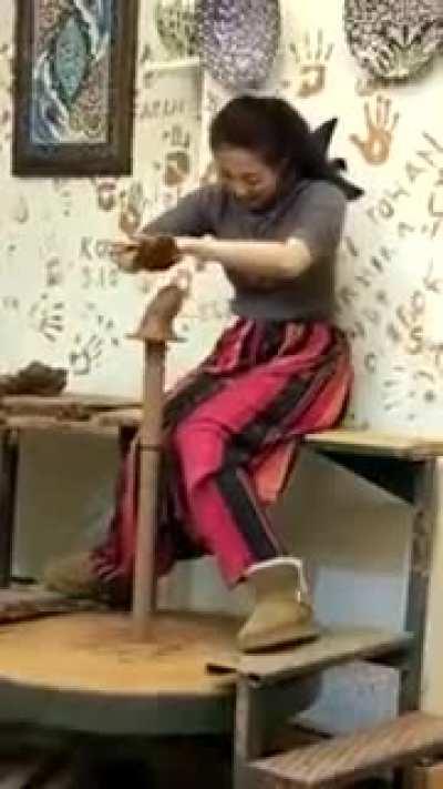 Student is having some issues in clay class