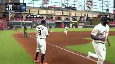 [Highlight] [Highlight] Alex Bregman makes it a 2-run game with a 2-run blast.