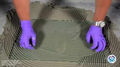 How to install large tiles and create strong bond between the tile and the substrate