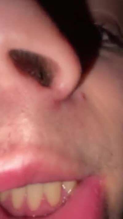 moist man face reveal