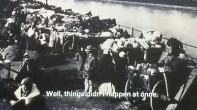 A clip from the documentary The Last Days about the Holocaust. How she describes this sounds eerily familiar..