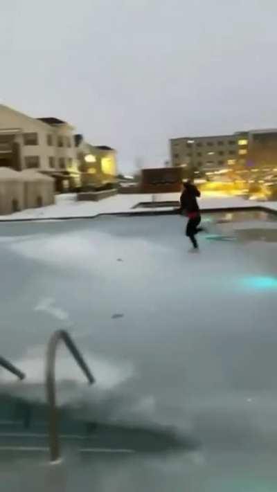 Almost makes it across without an issue