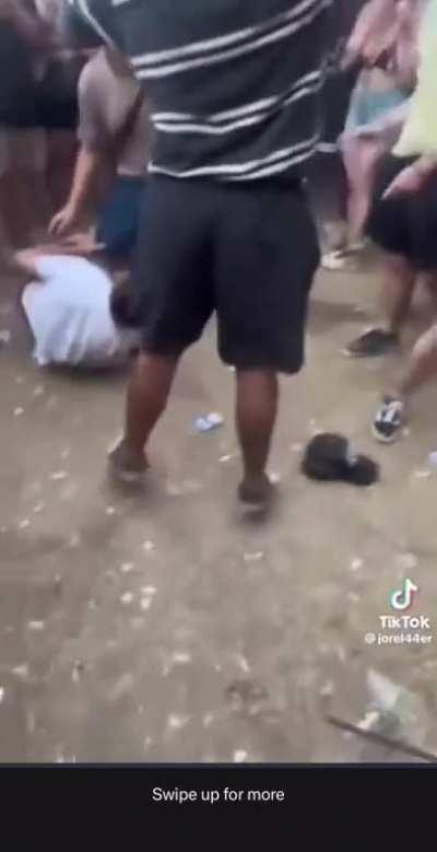 This happened at a ski mask concert