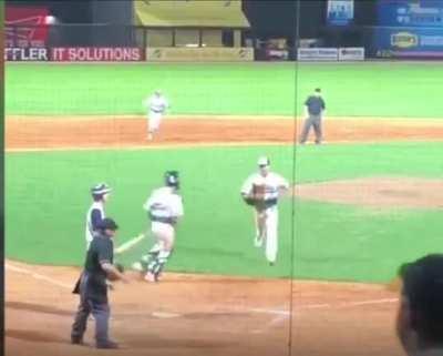 High school pitcher strikes out childhood friend ,consoles him