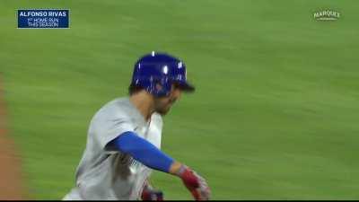[Highlight] Alfonso Rivas hits his first career major league homer