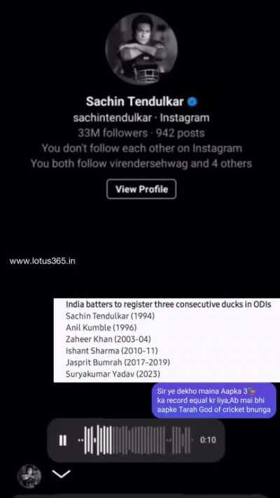 Sky is the New Sachin