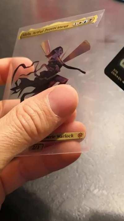 Instantanly change background and art of a card :)