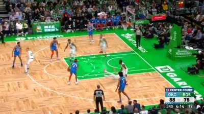 [Highlight] SGA sends Derrick White flying and hits the jumper