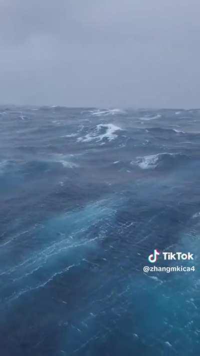 Ocean, waves & some thunder