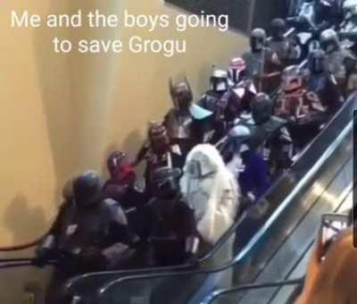 Me and the boys/girls going to save Grogu! Can’t wait for midnight!