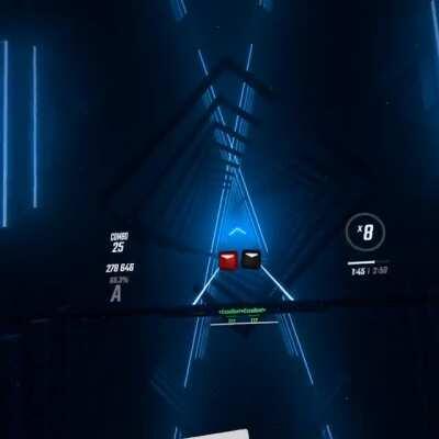 Heavy is dead on beat saber