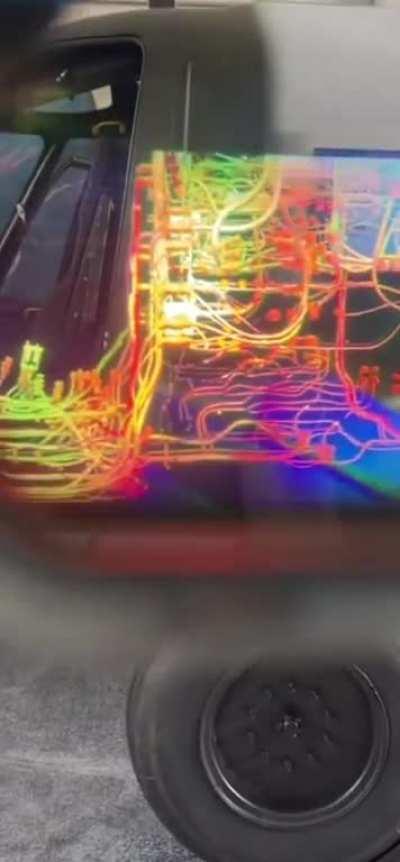 Aircraft maintenance staff use AR technology to 'see through planes'