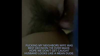 Neighbors wife got some good pussy