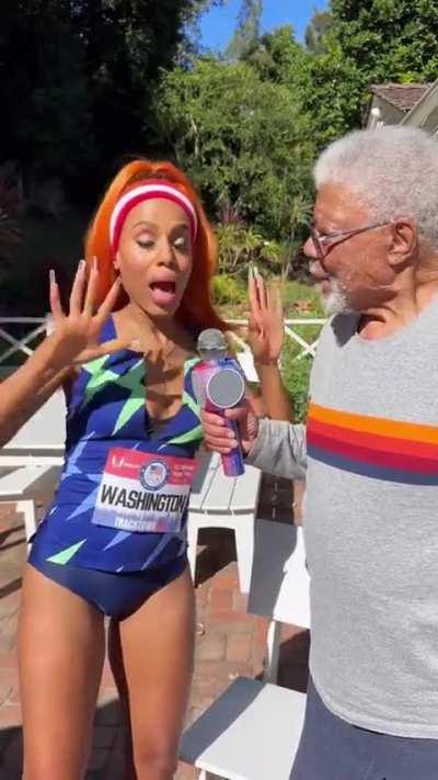 Kerry Washington as Sha'Carri Richardson