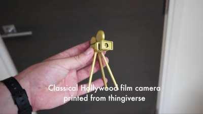 Had a go at making a Classical Hollywood Production Logo practically