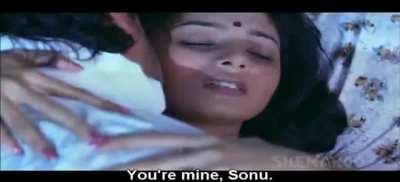 Madhuri Dixit and Jackie Shroff in Vardi (1989)