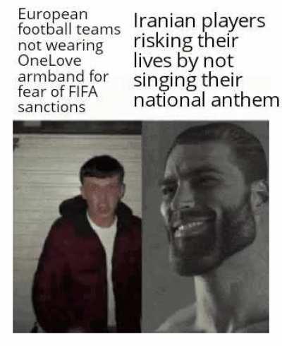 Oh no, I might get a yellow card!