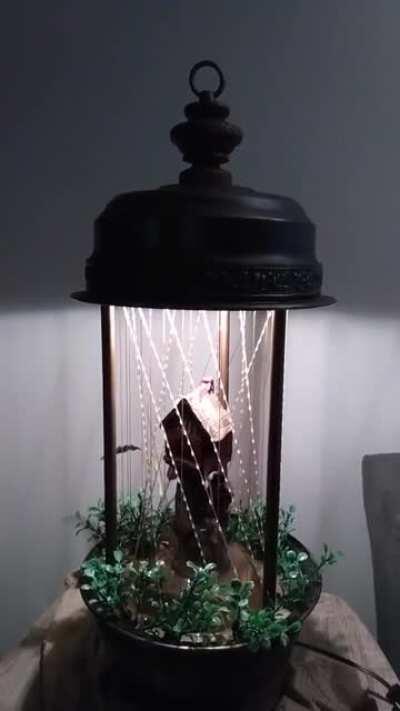 Every time I went to my grandparents I wanted to play with their strange oily lamp. Whenever they turned it on it was like magic.