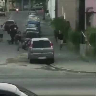 Remember to look both ways before crossing