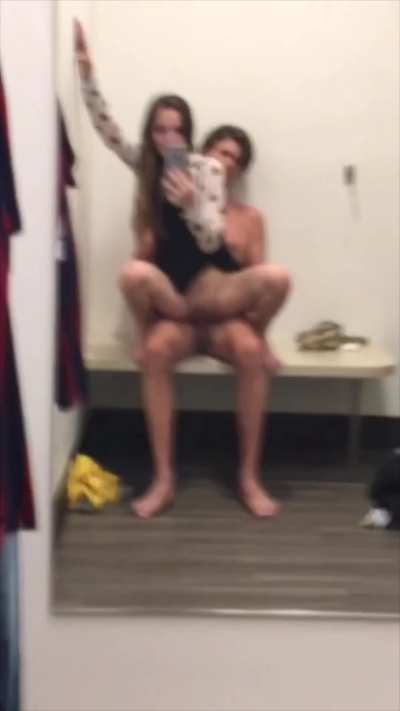 dressing room quickie (shhh)