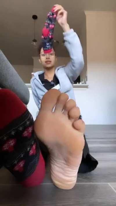 Nurse feet after work 