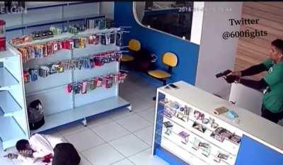 Dude gets dropped real quick