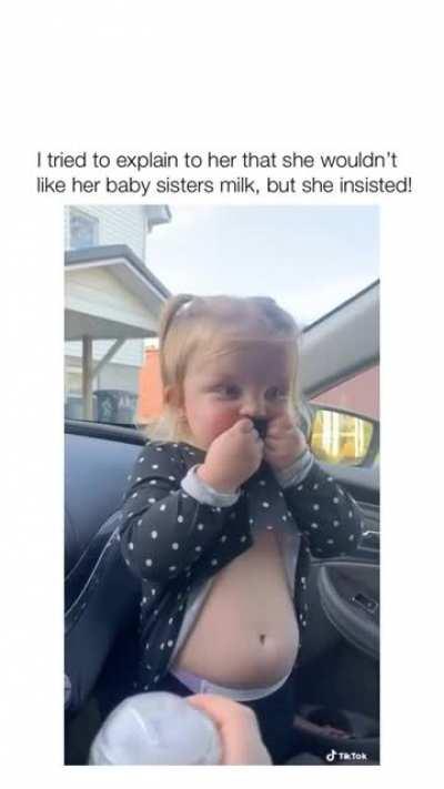 Mmmm milk... wait
