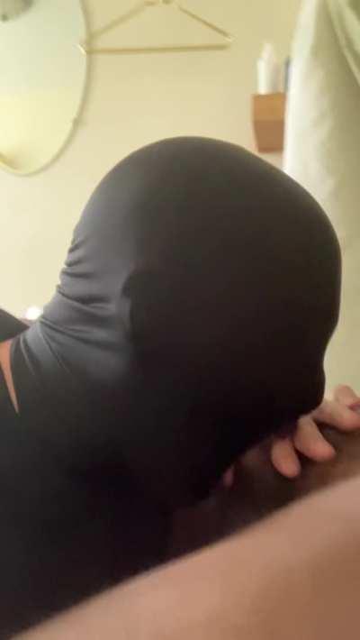 I’m such a slut for BBC! Love how he’s holds my head on his cock so he can shoot deep down my throat.