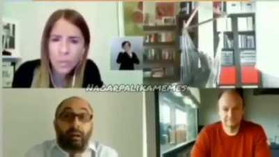 Chilling on zoom call