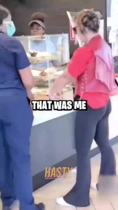 She's upset....it seems...