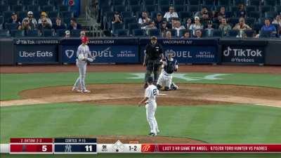 [Highlight] Nestor Cortes tries every trick he can to disrupt Ohtani's timing and Shohei just finds it hilarious