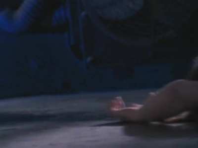 Brinke Stevens gets abducted in her sleep in Hybrids (1997)