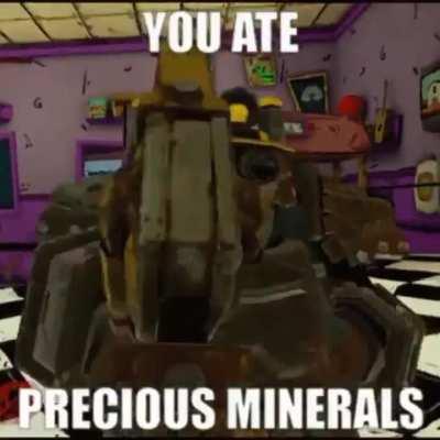 you really shouldn't eat precious minerals
