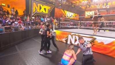 Natalya & Karmen sneak attack Lola & Shayna then get a tag team match against them next week! (WWE NXT - 5/14/24)